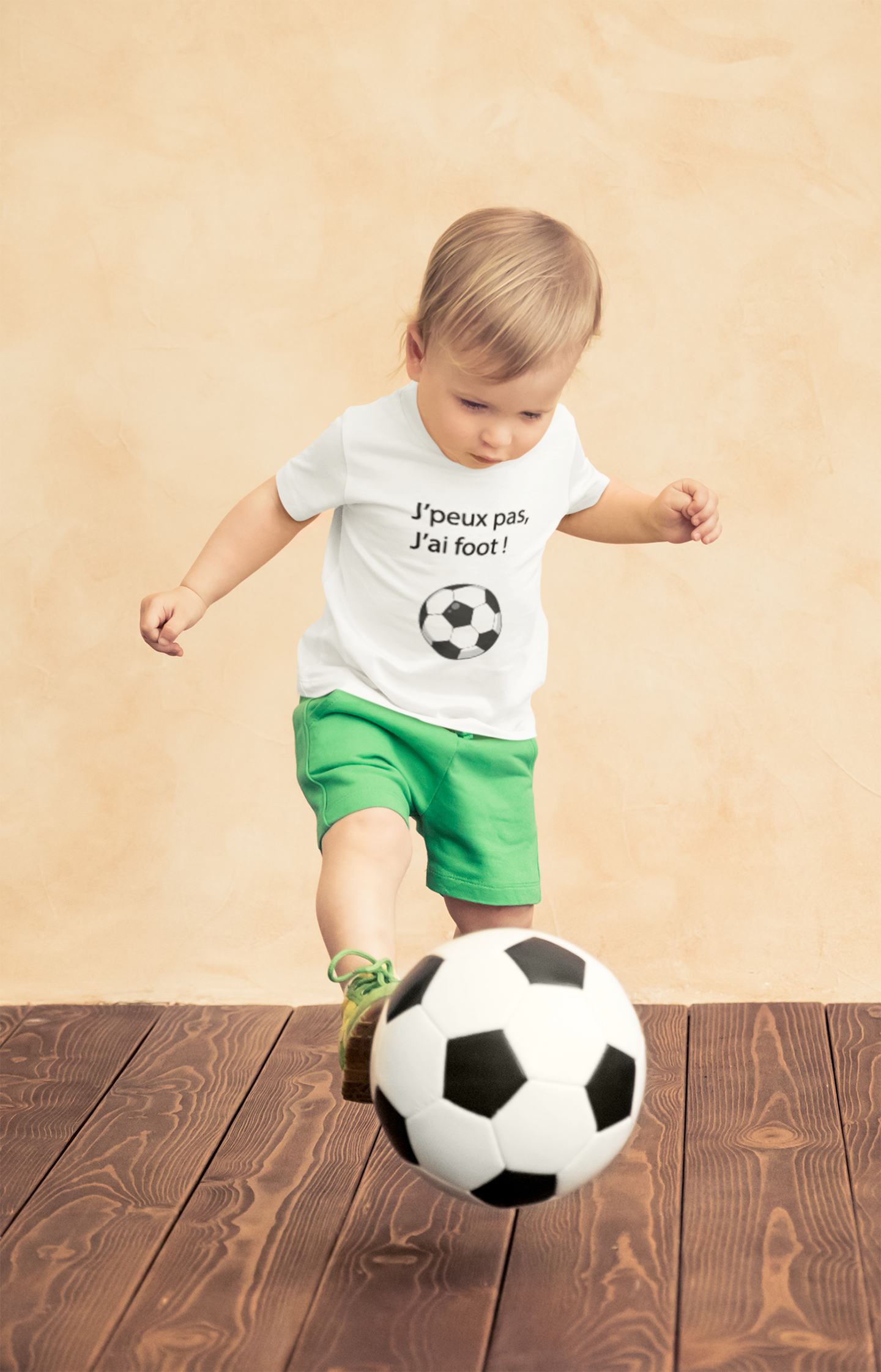 T-shirt enfant "j'peux pas j'ai foot"-MCL Sérigraphie T-shirt enfant "j'peux pas j'ai foot"-MCL Sérigraphie