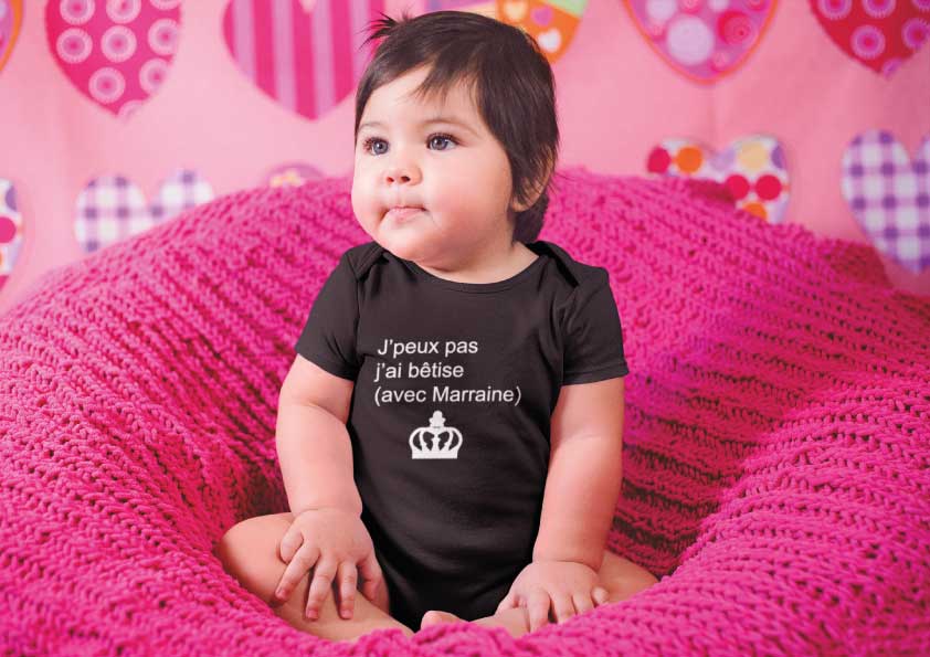 Body L J Peux Pas J Ai Betise Avec Marraine L Mcl Serigraphie