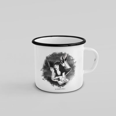 Mug émaillé - Mia - Pulp Fiction - MCL Sérigraphie