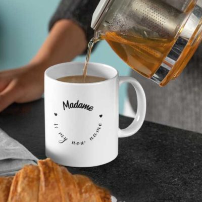 Image de mug "Madame is my new name"-MCL Sérigraphie