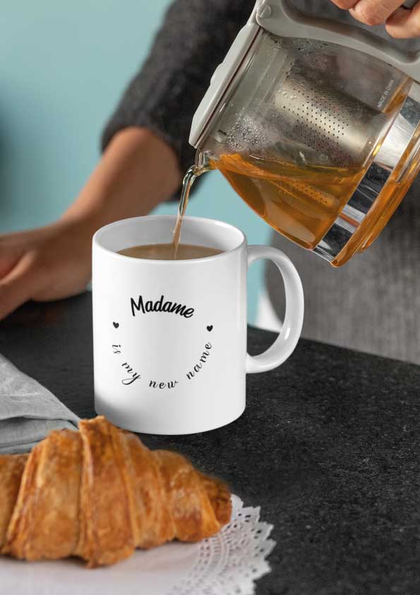 Image de mug "Madame is my new name"-MCL Sérigraphie