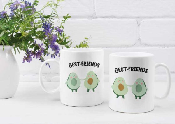 Image de duo mugs "Best-friends/Best-friends" - MCL Sérigraphie