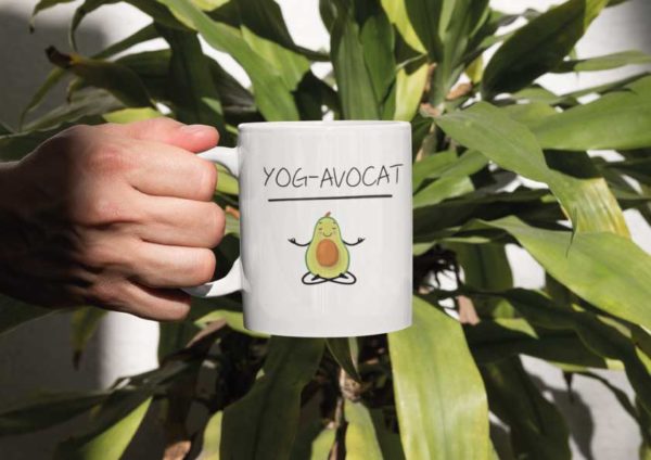 Image de mug blanc "YOG-AVOCAT"-MCL Sérigraphie
