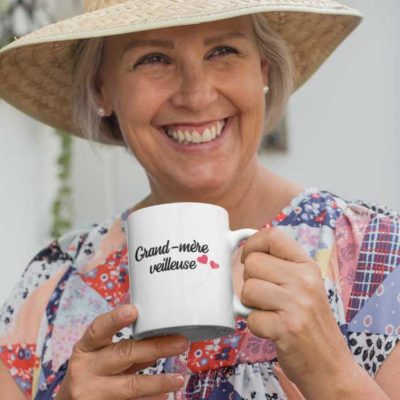 Image de mug "Grand-mère veilleuse"-MCL Sérigraphie