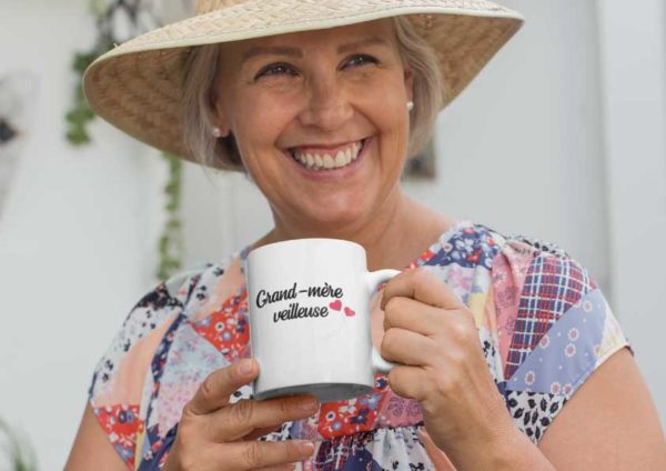 Image de mug "Grand-mère veilleuse"-MCL Sérigraphie