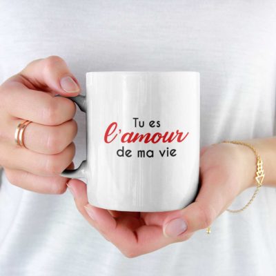 Mug "Tu es l'amour de ma vie" l MCL Sérigraphie