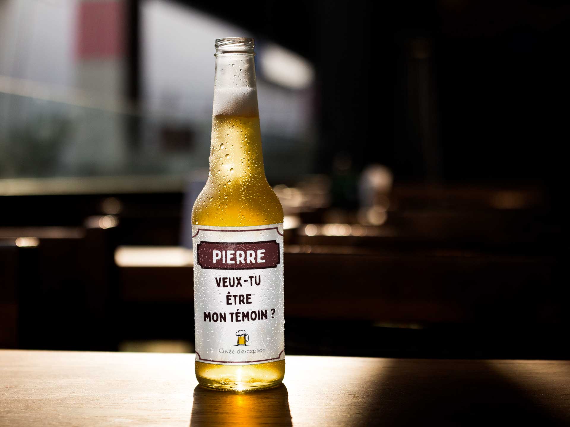 Étiquettes Autocollantes Annonce Grossesse Bouteille De Bière - Lot De 12 - Bébé En Route - Surprise Originale