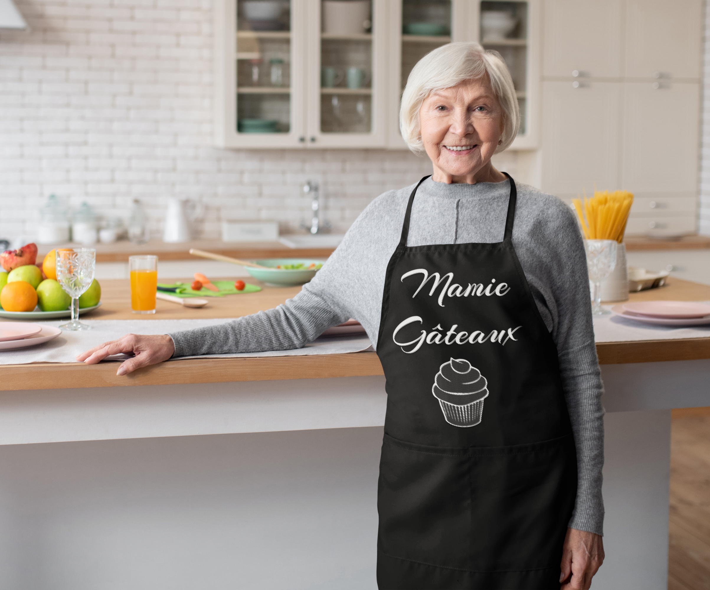 Tablier de cuisine, Je suis une super Mamie