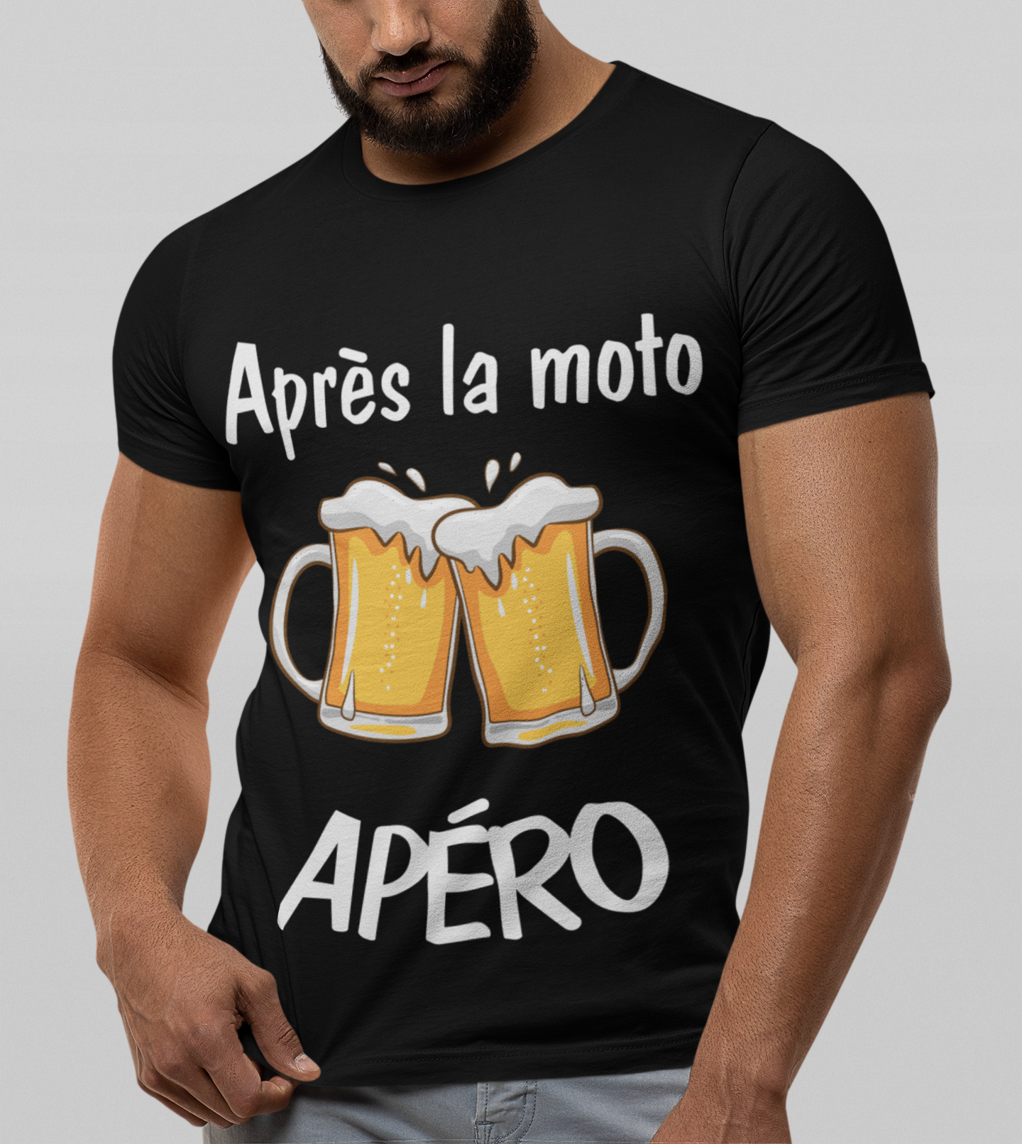 Tee shirt moto humour apéro