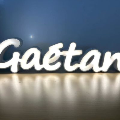 Prénom lumineux leds personnalisé