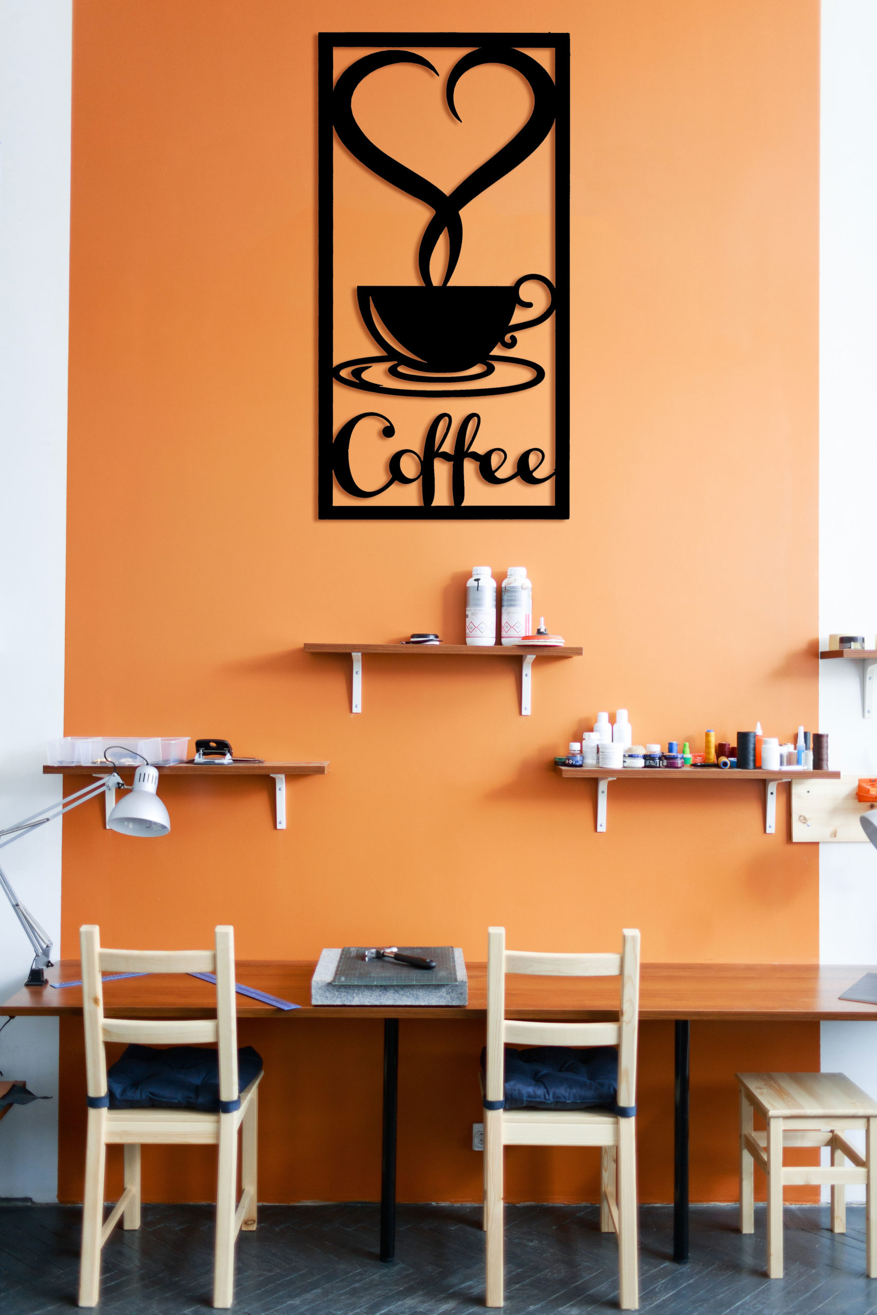 Plaque décorative café