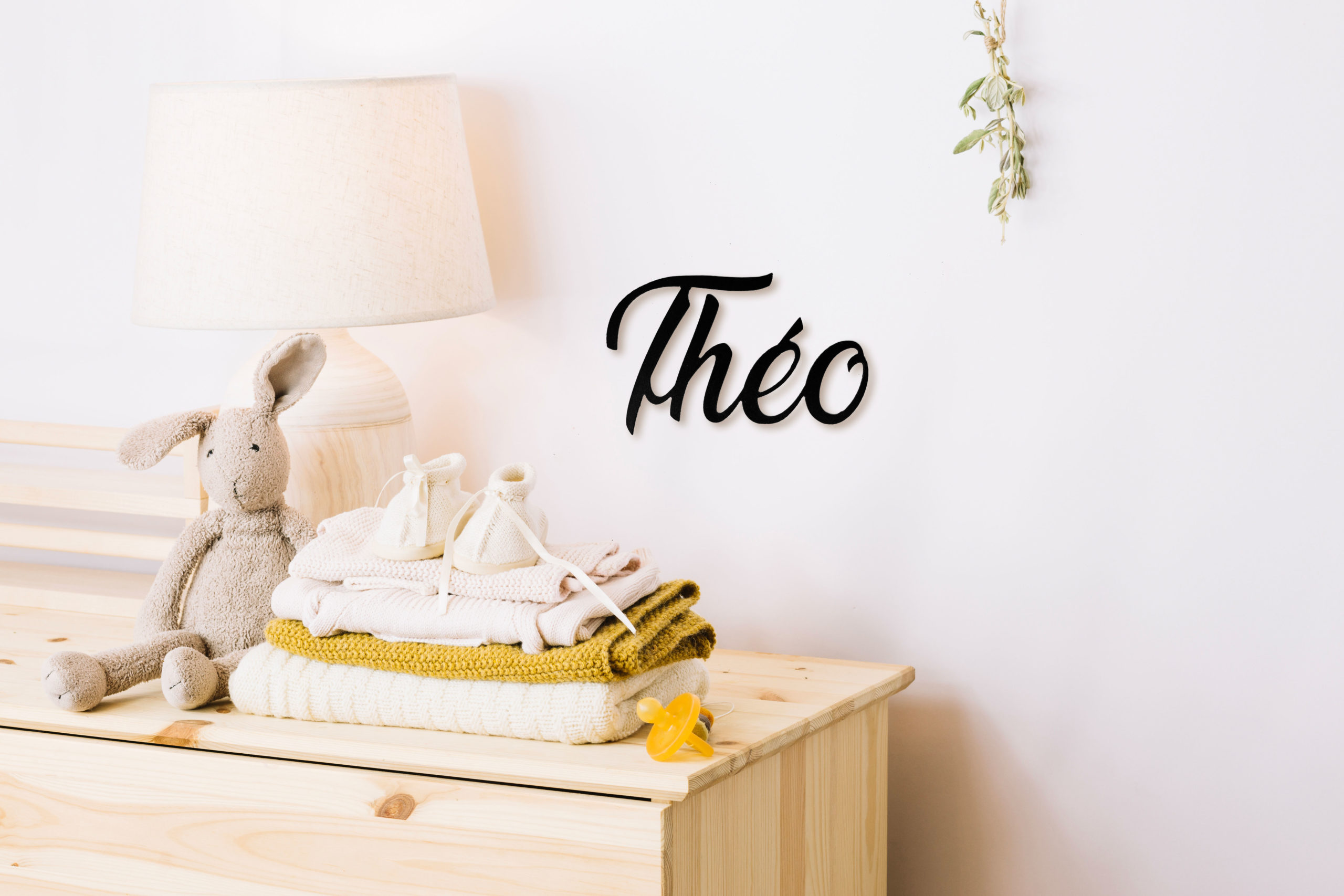 Plaque décorative prénom